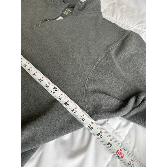 L.L. Bean Men’s 1/4 Zip Sweatshirt Heather Gray Pullover Size XXL Tall - Picture 8 of 8